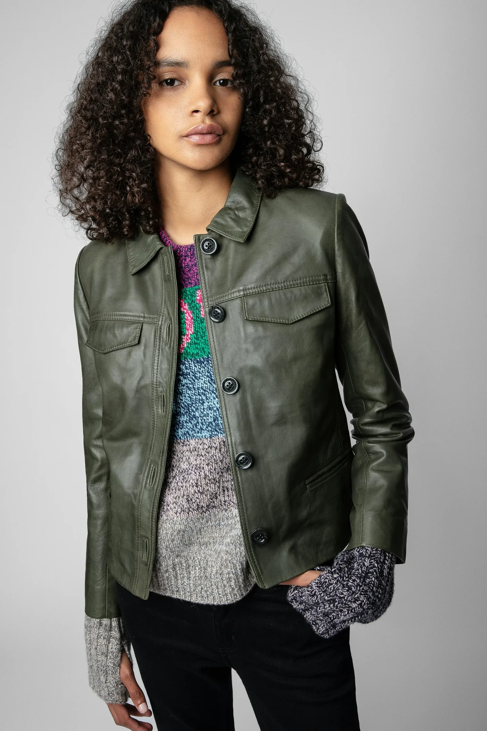 Zadig & Voltaire Manteaux Et Vestes^Veste En Cuir Liam