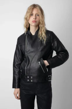 Zadig & Voltaire Manteaux Et Vestes^Veste En Cuir Liliam