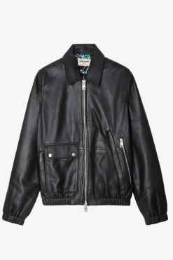 Zadig & Voltaire Manteaux Et Vestes^Veste En Cuir Lyssa