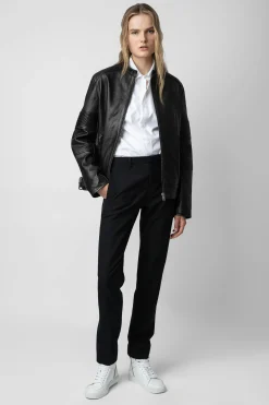Zadig & Voltaire Manteaux Et Vestes^Veste En Cuir Maigre