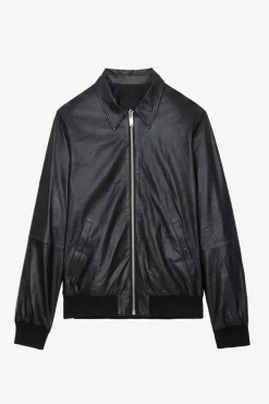 Zadig & Voltaire Manteaux Et Vestes^Veste En Cuir Mate