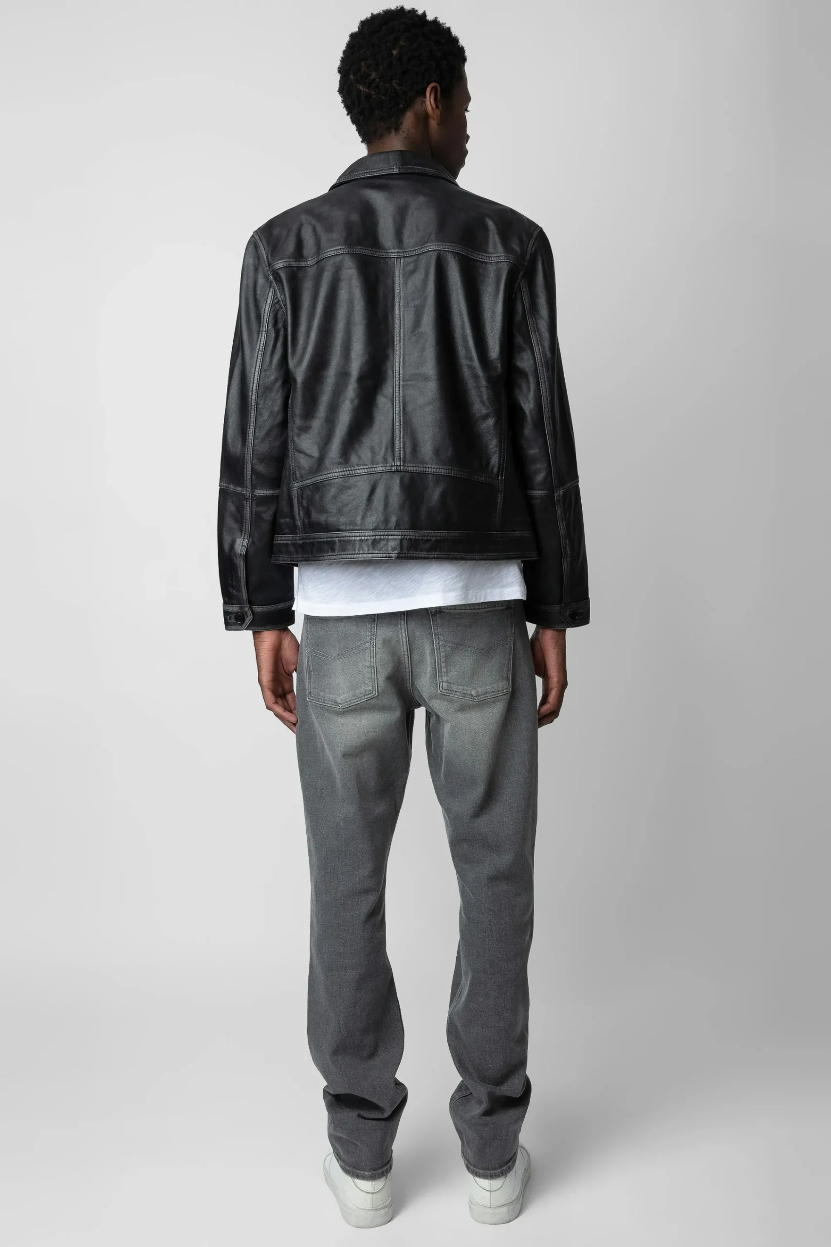 Zadig & Voltaire Manteaux Et Vestes^Veste En Cuir Vintage Lasso