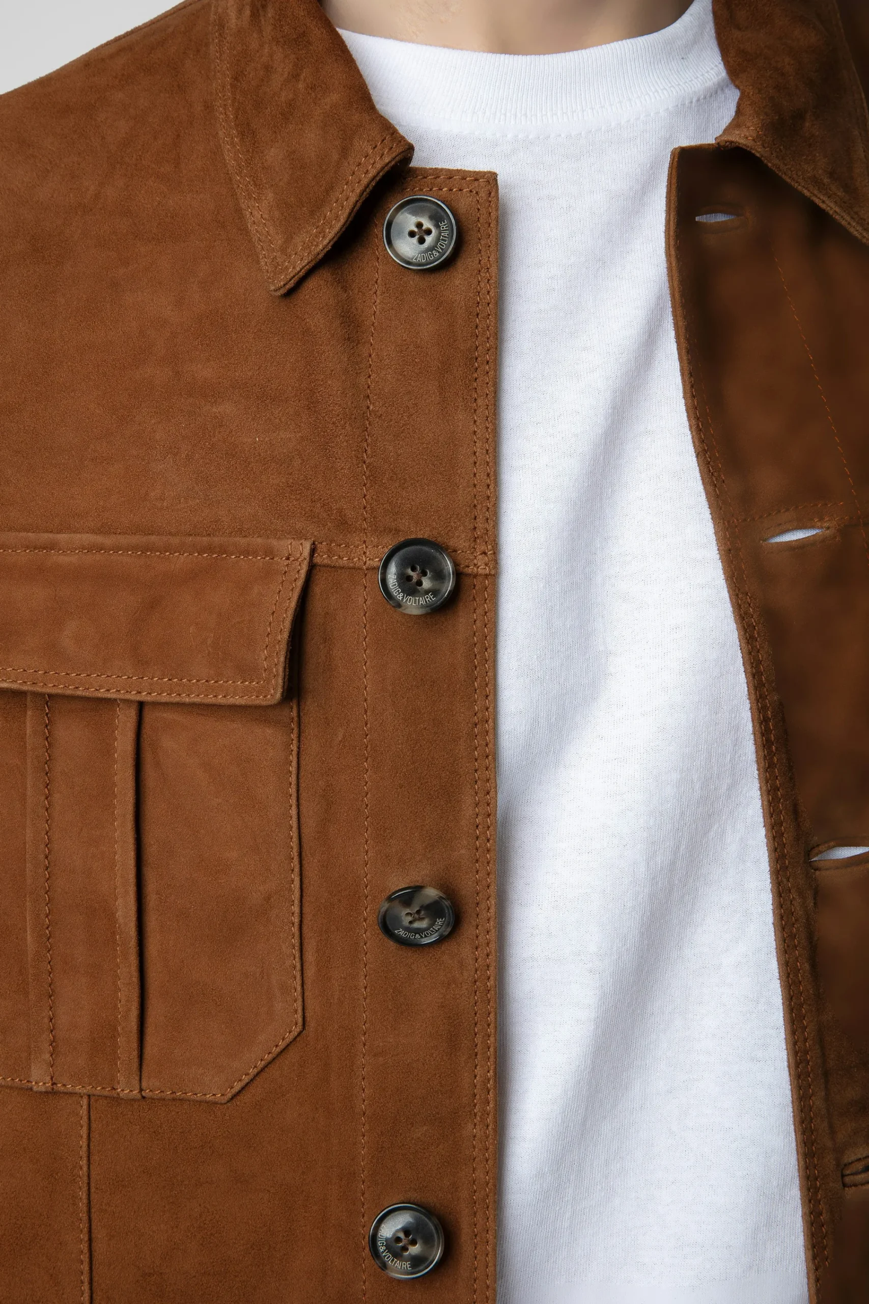 Zadig & Voltaire Manteaux Et Vestes^Veste En Daim Kuba