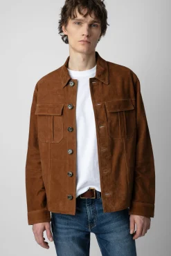 Zadig & Voltaire Manteaux Et Vestes^Veste En Daim Kuba