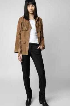 Zadig & Voltaire Manteaux Et Vestes^Veste En Daim Lala