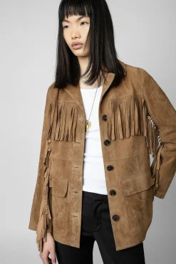 Zadig & Voltaire Manteaux Et Vestes^Veste En Daim Lala